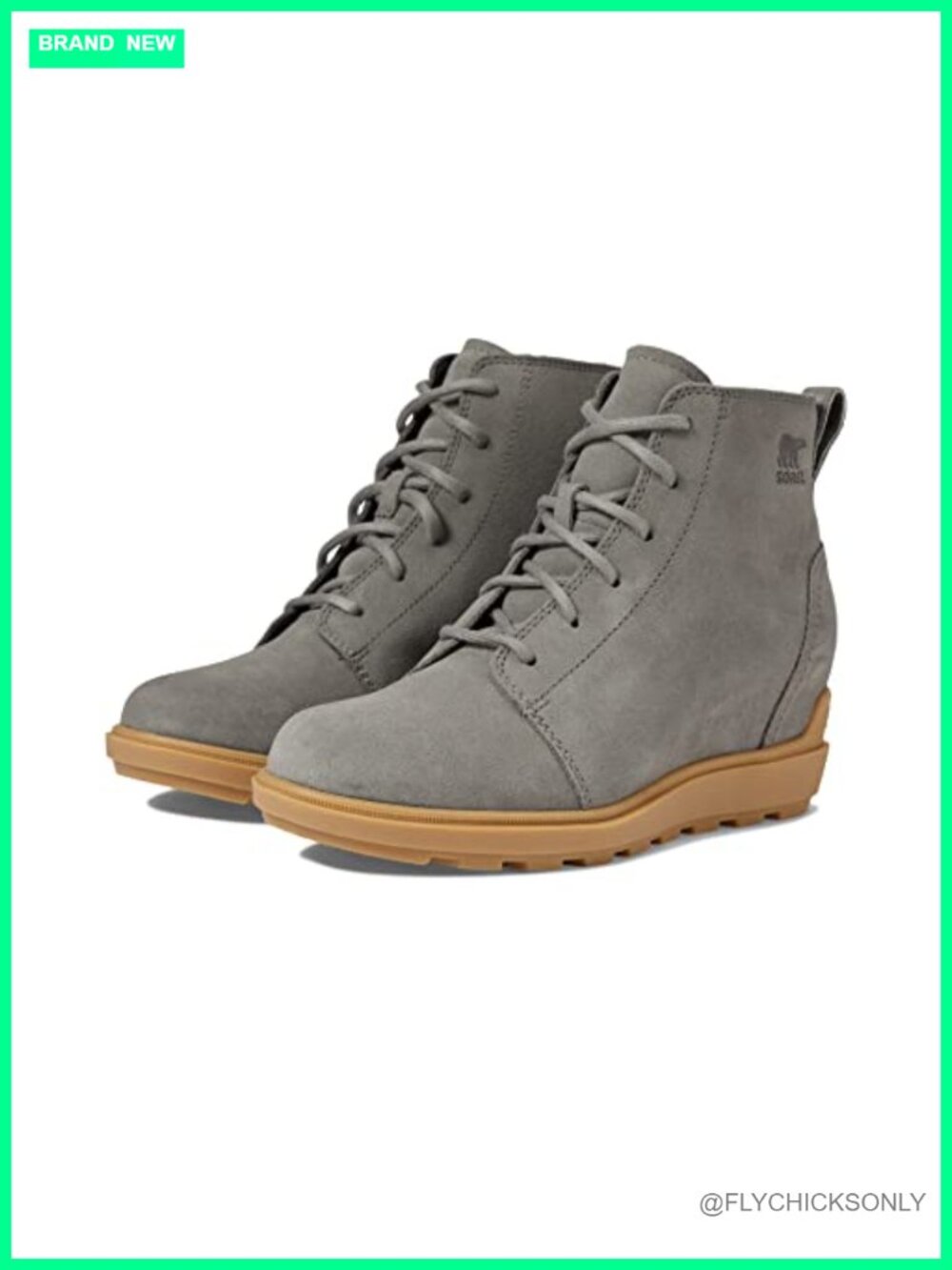 Suede Lace Up Ankle Snow Boots Faux Shearling Winter Booties